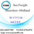 Shenzhen-Hafen LCL Konsolidierung nach Midland